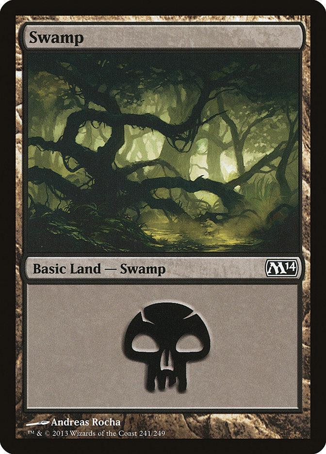 Magic: The Gathering MTG Single Swamp (241) [Magic 2014]