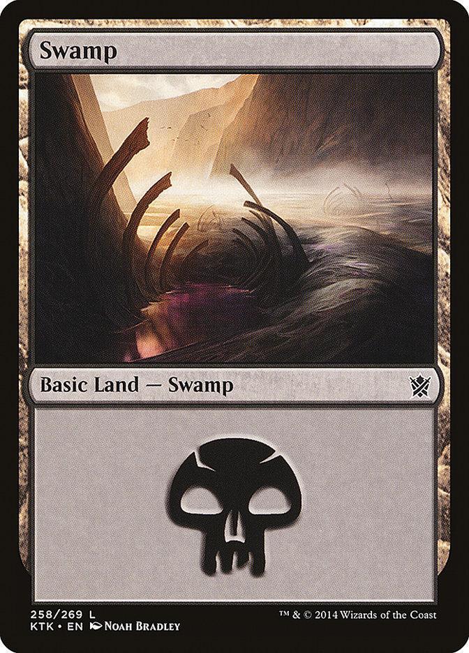 Magic: The Gathering MTG Single Swamp (258) [Khans of Tarkir]