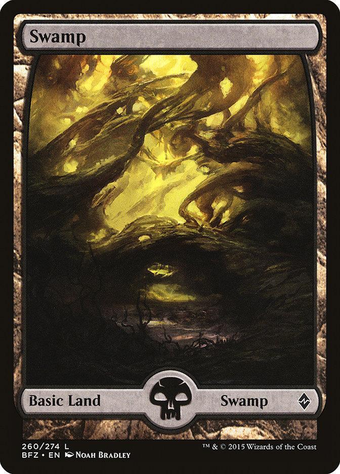 Magic: The Gathering MTG Single Swamp (260) [Battle for Zendikar]