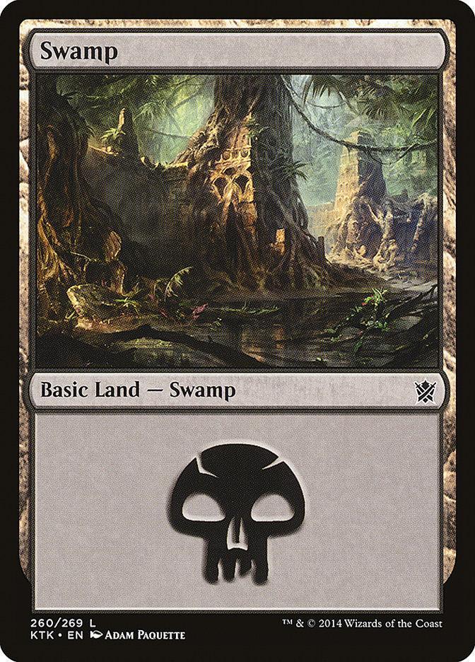 Magic: The Gathering MTG Single Swamp (260) [Khans of Tarkir]