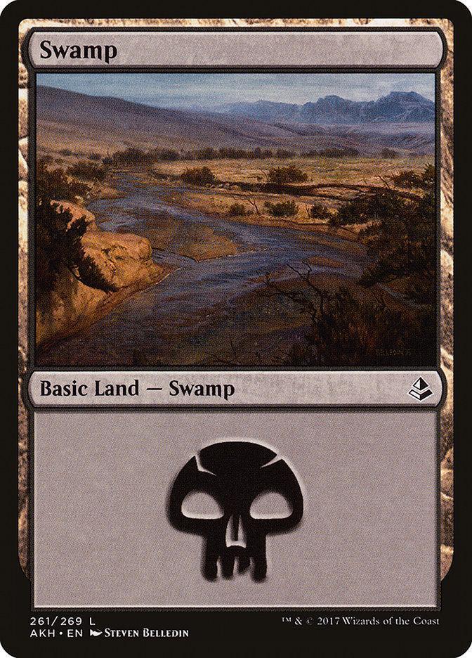Magic: The Gathering MTG Single Swamp (261) [Amonkhet]