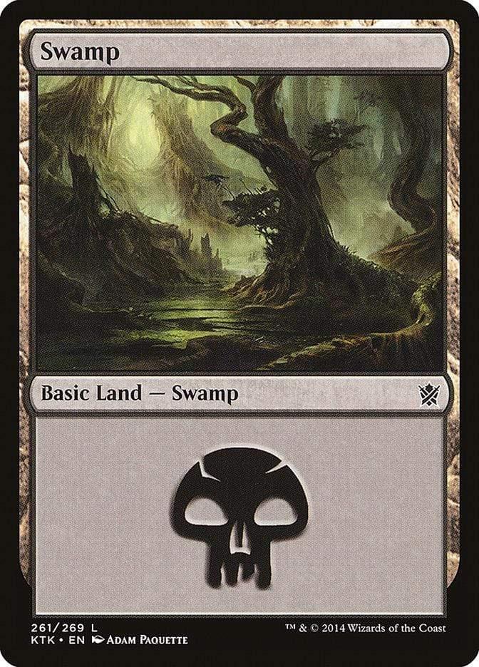 Magic: The Gathering MTG Single Swamp (261) [Khans of Tarkir]