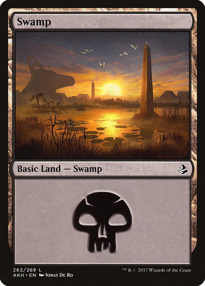 Magic: The Gathering MTG Single Swamp (262) [Amonkhet]