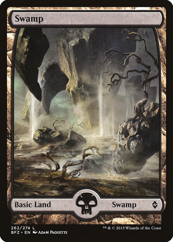Magic: The Gathering MTG Single Swamp (262) [Battle for Zendikar]