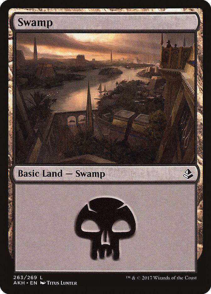 Magic: The Gathering MTG Single Swamp (263) [Amonkhet]