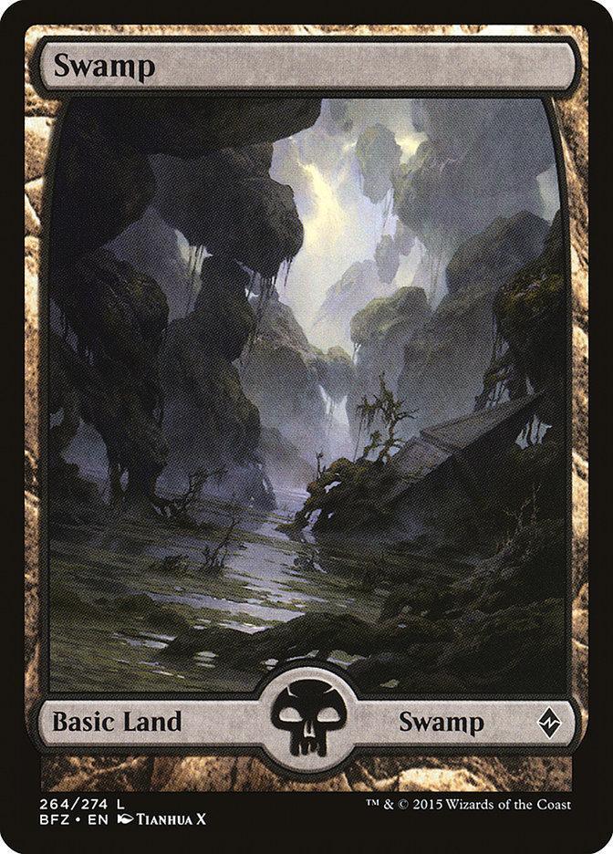 Magic: The Gathering MTG Single Swamp (264) [Battle for Zendikar]