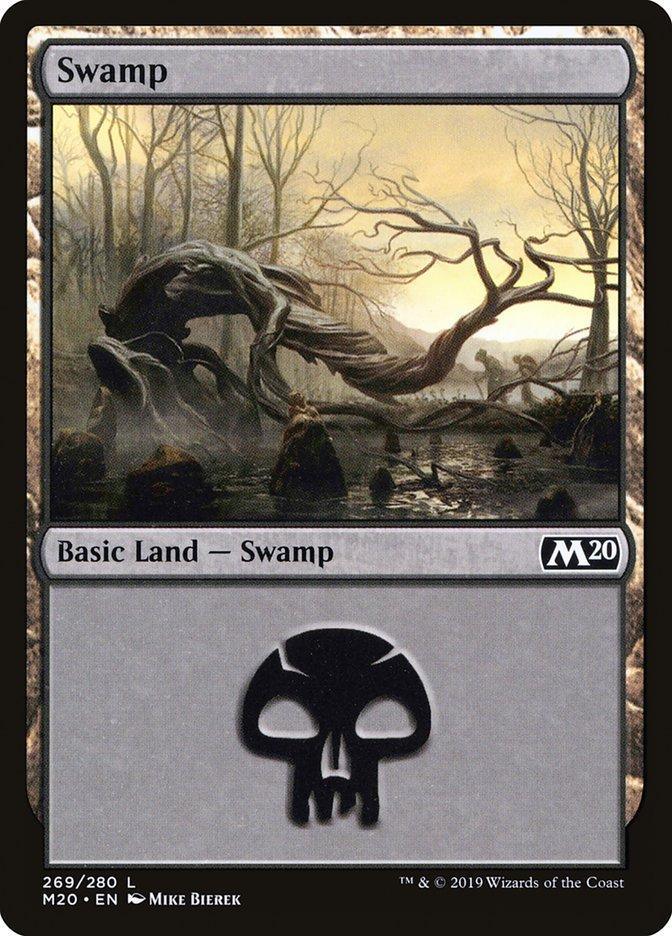 Magic: The Gathering MTG Single Swamp (269) [Core Set 2020]