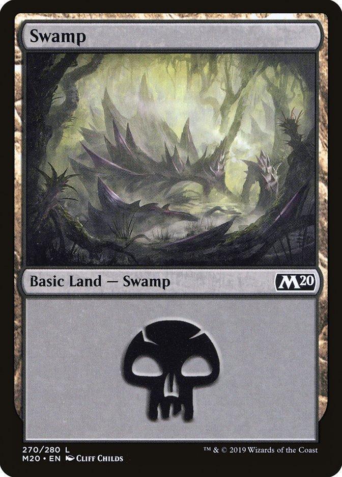 Magic: The Gathering MTG Single Swamp (270) [Core Set 2020]