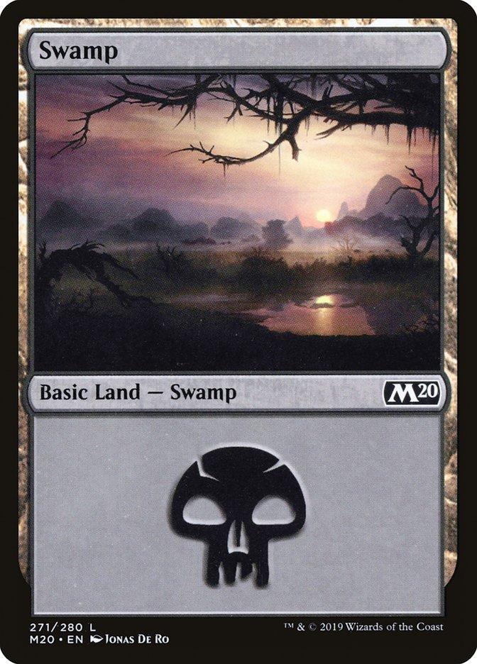 Magic: The Gathering MTG Single Swamp (271) [Core Set 2020]