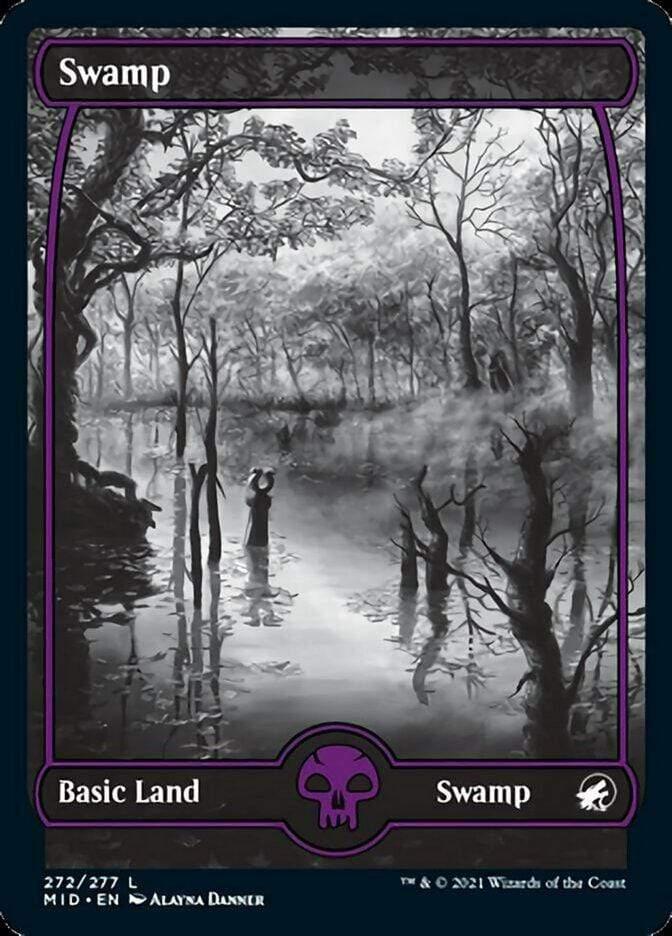 Magic: The Gathering MTG Single Swamp (272) [Innistrad: Midnight Hunt]