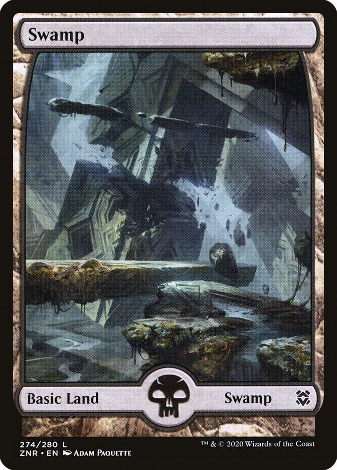 Magic: The Gathering MTG Single Swamp (274) [Zendikar Rising]
