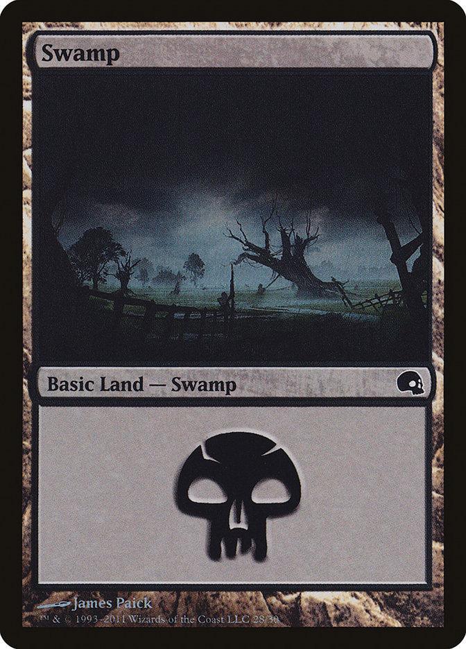 Magic: The Gathering MTG Single Swamp (28) [Premium Deck Series: Graveborn]