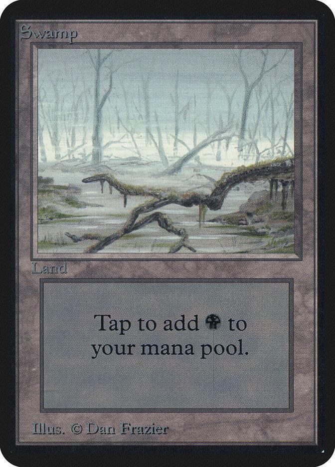Magic: The Gathering MTG Single Swamp (290) [Limited Edition Alpha]