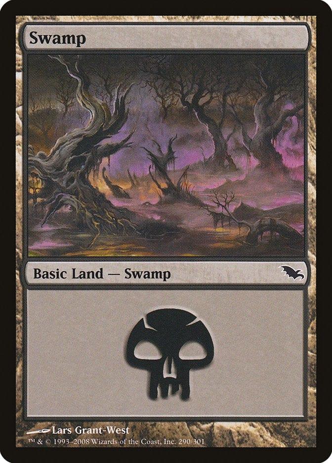 Magic: The Gathering MTG Single Swamp (290) [Shadowmoor]