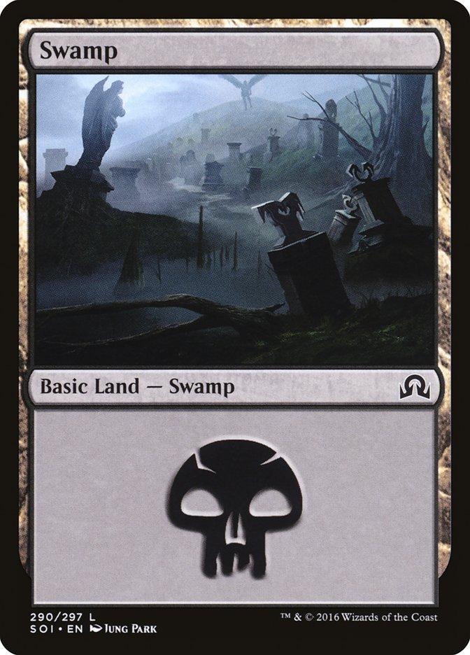 Magic: The Gathering MTG Single Swamp (290) [Shadows over Innistrad]