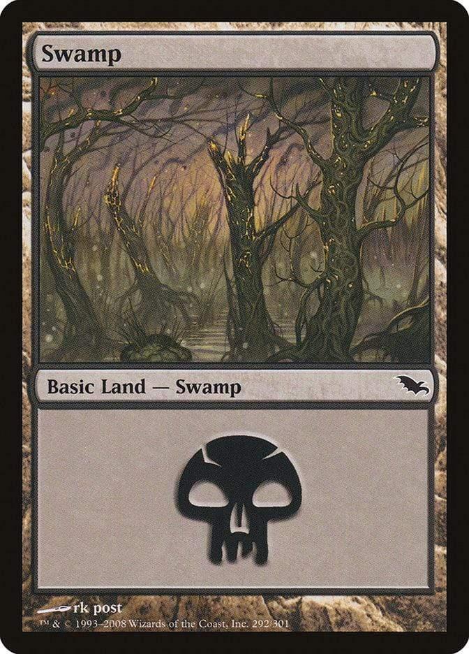 Magic: The Gathering MTG Single Swamp (292) [Shadowmoor]
