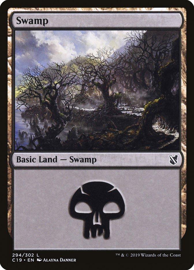 Magic: The Gathering MTG Single Swamp (294) [Commander 2019]