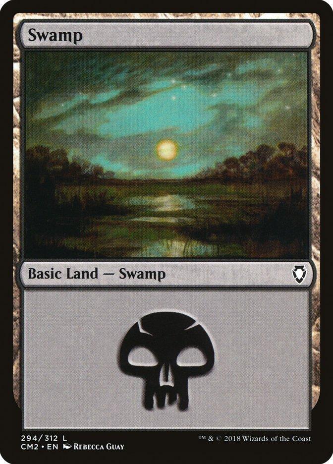 Magic: The Gathering MTG Single Swamp (294) [Commander Anthology Volume II]