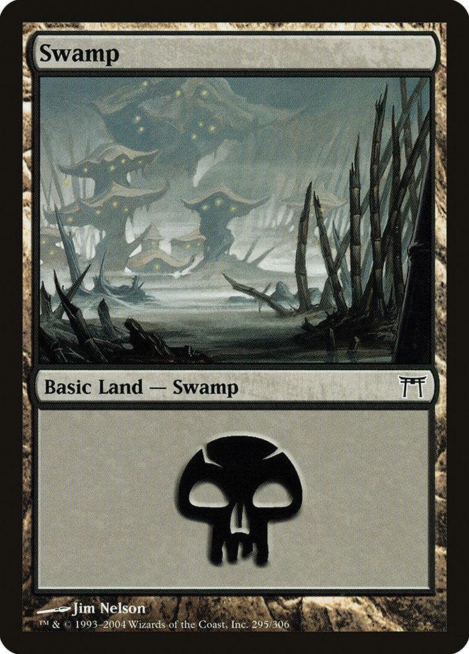 Magic: The Gathering MTG Single Swamp (295) [Champions of Kamigawa]