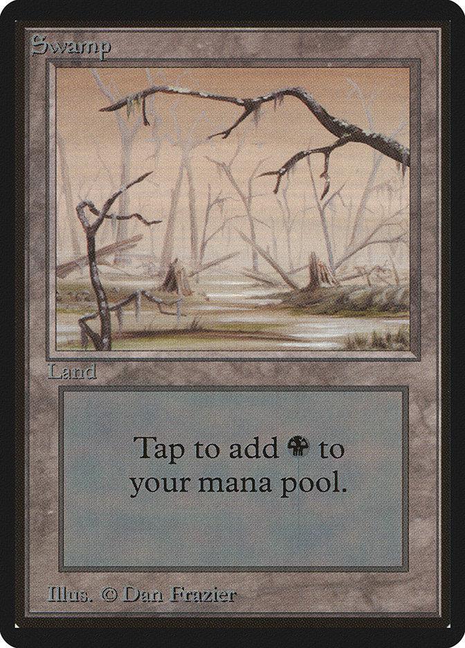 Magic: The Gathering MTG Single Swamp (295) [Limited Edition Beta]