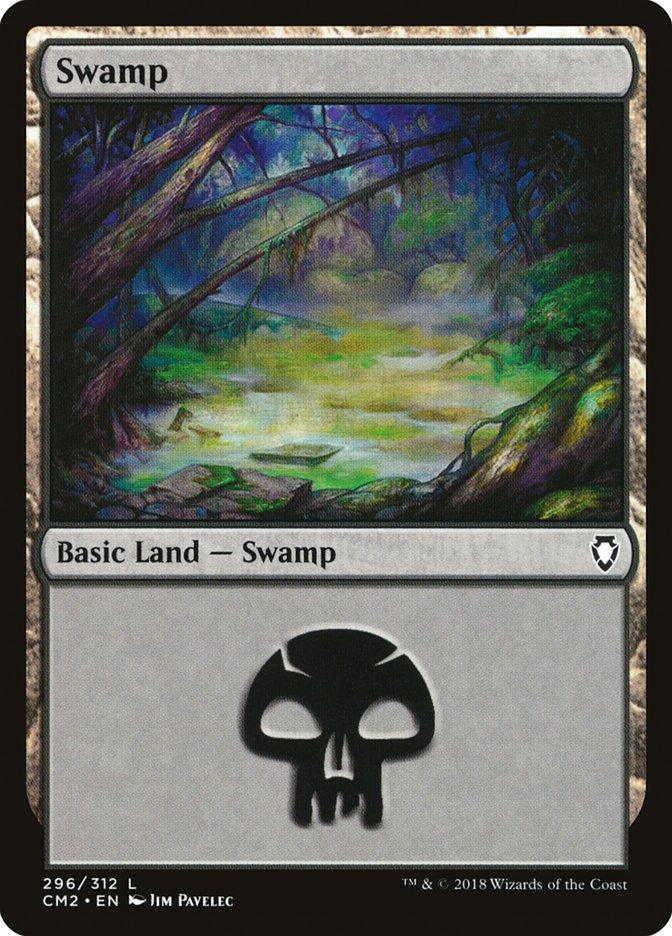 Magic: The Gathering MTG Single Swamp (296) [Commander Anthology Volume II]