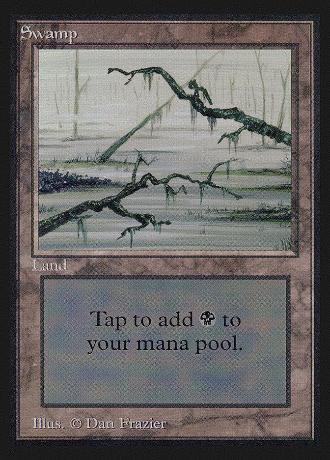 Magic: The Gathering MTG Single Swamp (296) [International Collectors’ Edition]