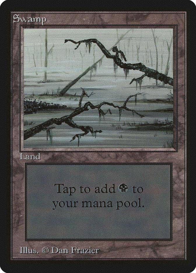 Magic: The Gathering MTG Single Swamp (296) [Limited Edition Beta]