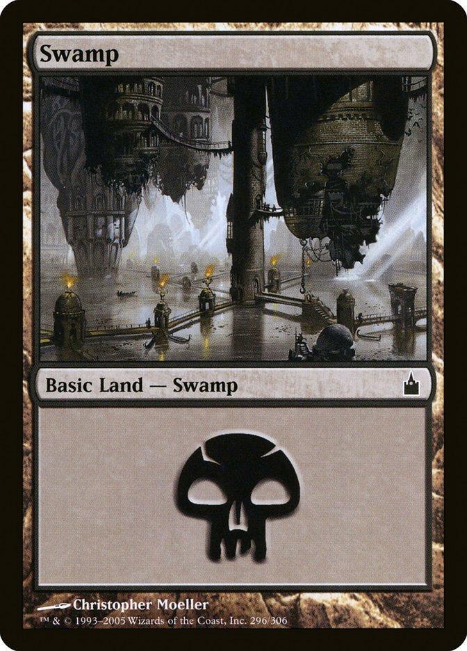 Magic: The Gathering MTG Single Swamp (296) [Ravnica: City of Guilds]