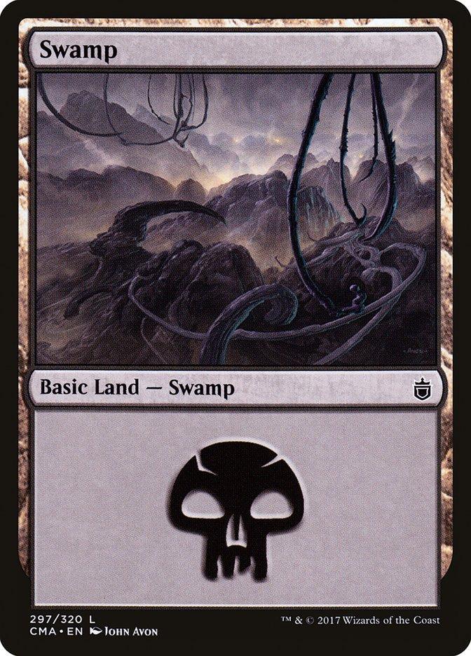 Magic: The Gathering MTG Single Swamp (297) [Commander Anthology]