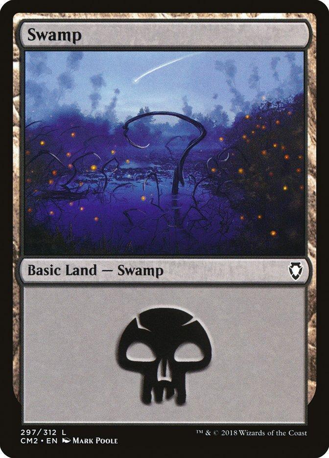Magic: The Gathering MTG Single Swamp (297) [Commander Anthology Volume II]