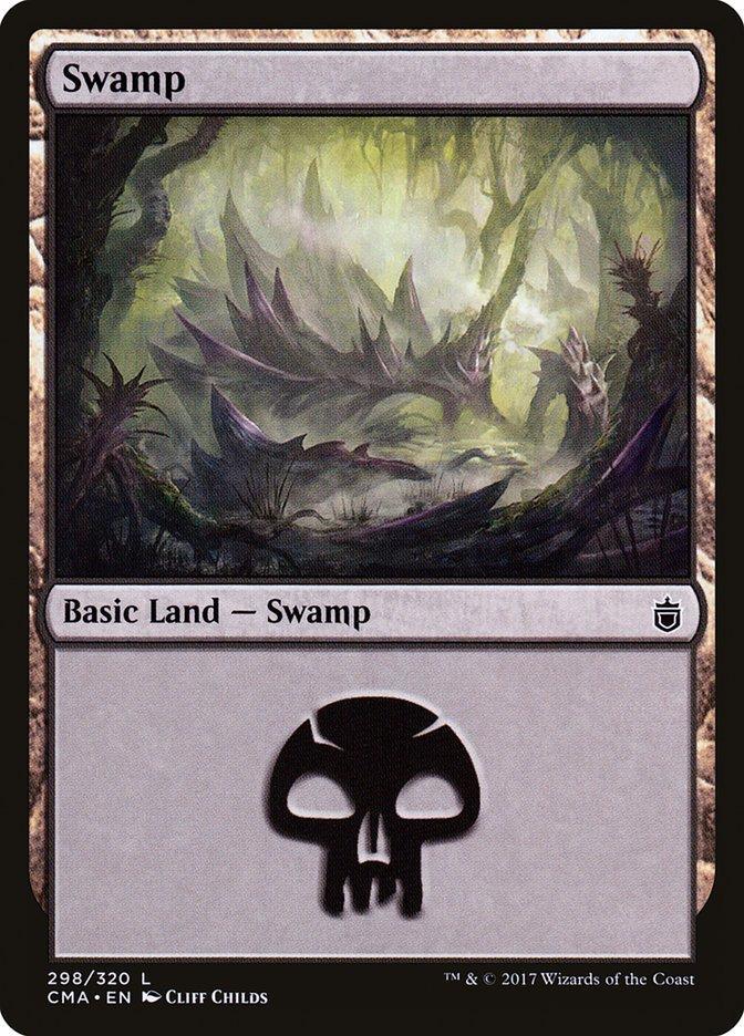 Magic: The Gathering MTG Single Swamp (298) [Commander Anthology]