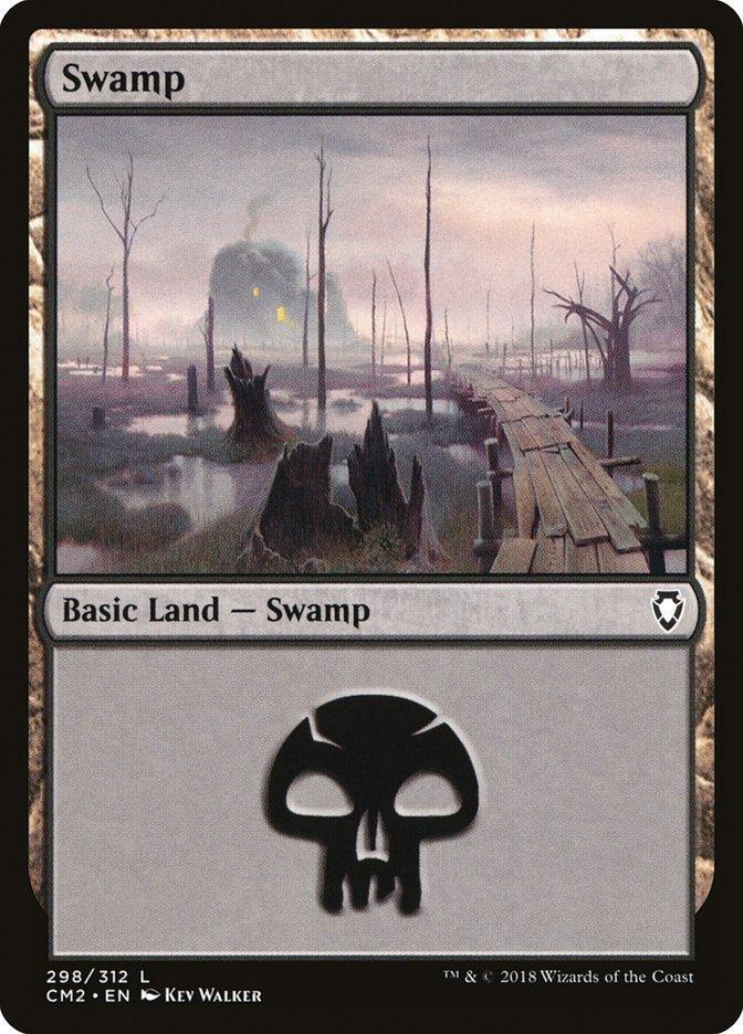 Magic: The Gathering MTG Single Swamp (298) [Commander Anthology Volume II]