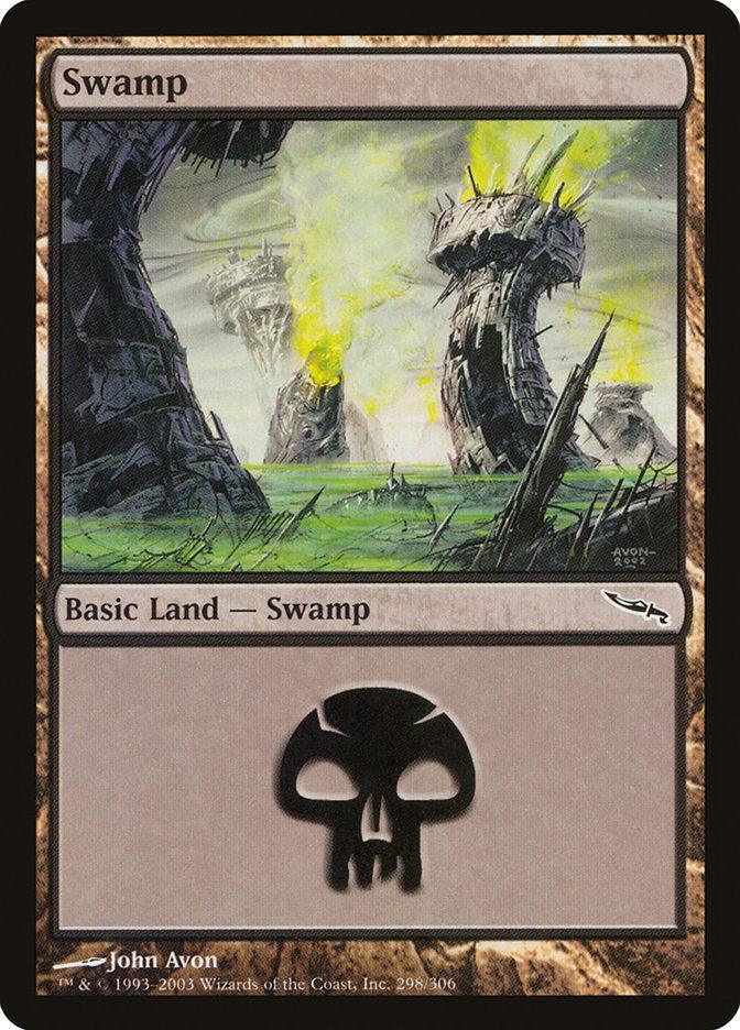Magic: The Gathering MTG Single Swamp (298) [Mirrodin]