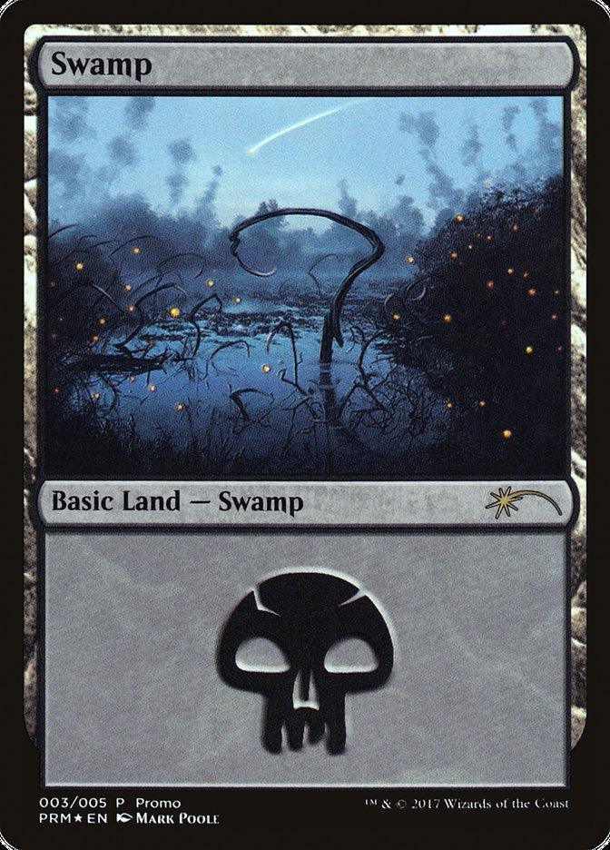 Magic: The Gathering MTG Single Swamp (3) [2017 Gift Pack]