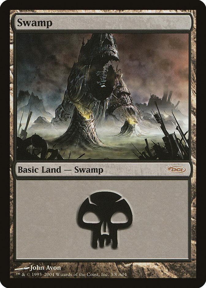 Magic: The Gathering MTG Single Swamp (3) [Arena League 2004]