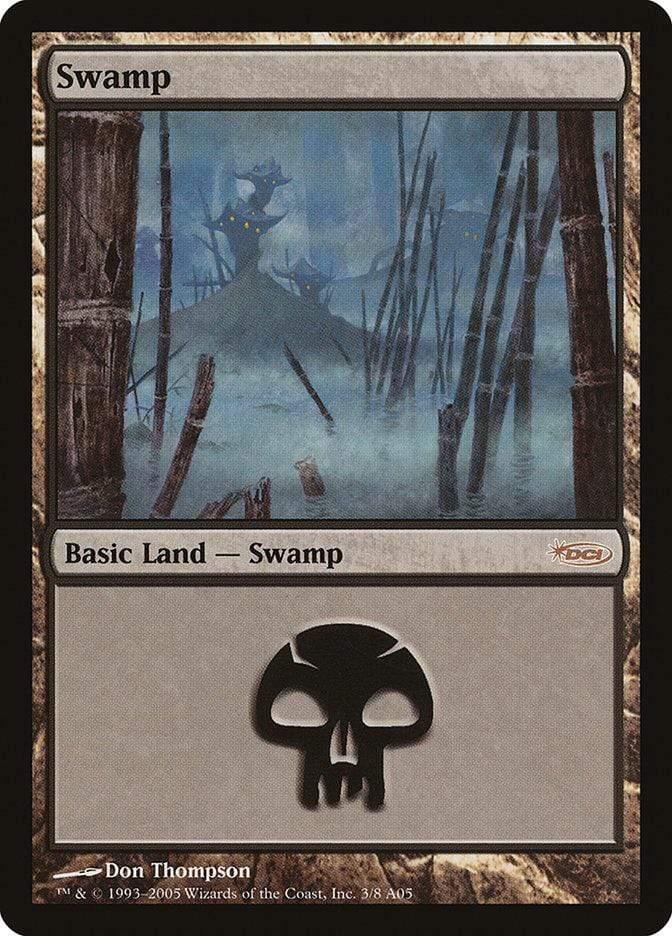 Magic: The Gathering MTG Single Swamp (3) [Arena League 2005]