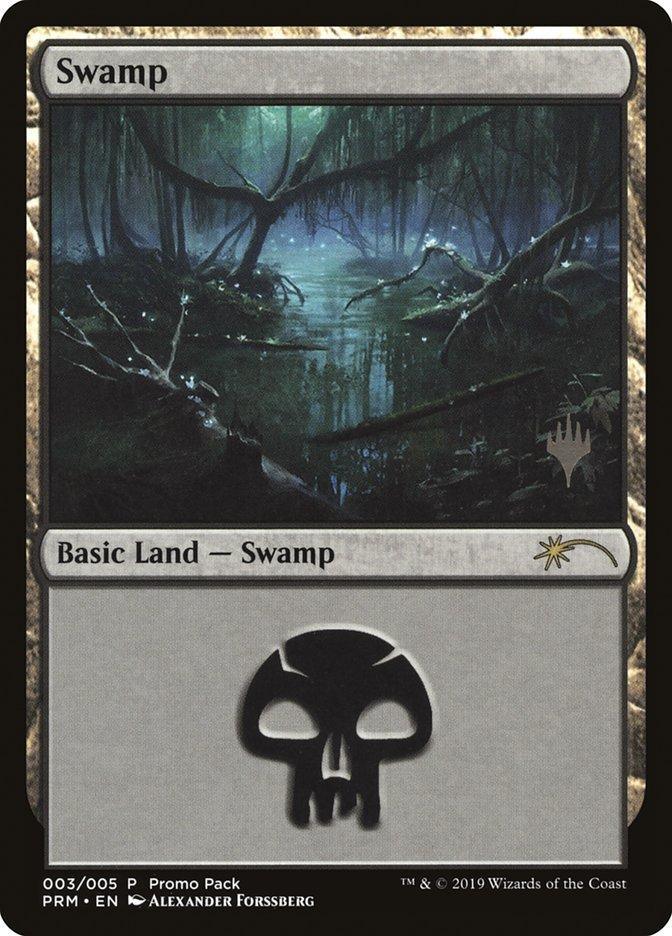 Magic: The Gathering MTG Single Swamp (3) [Promo Pack: Core Set 2020]
