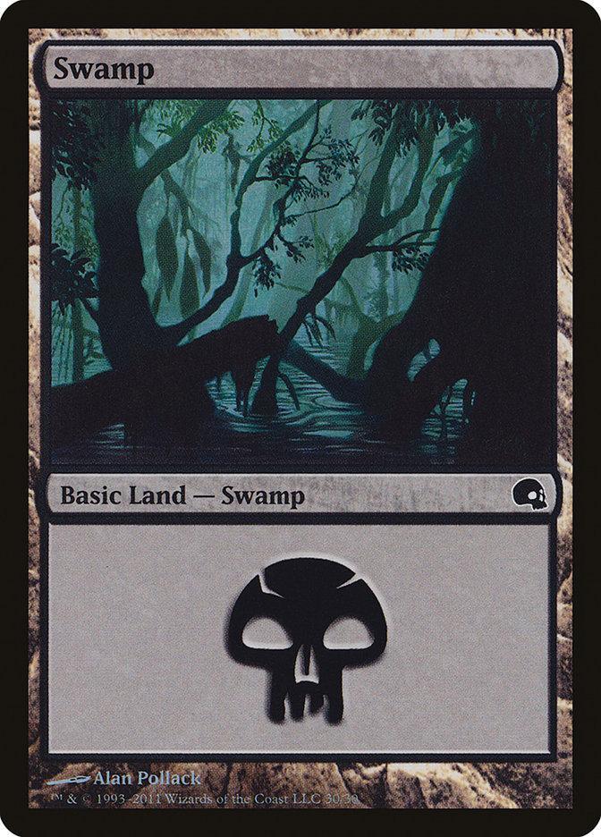 Magic: The Gathering MTG Single Swamp (30) [Premium Deck Series: Graveborn]
