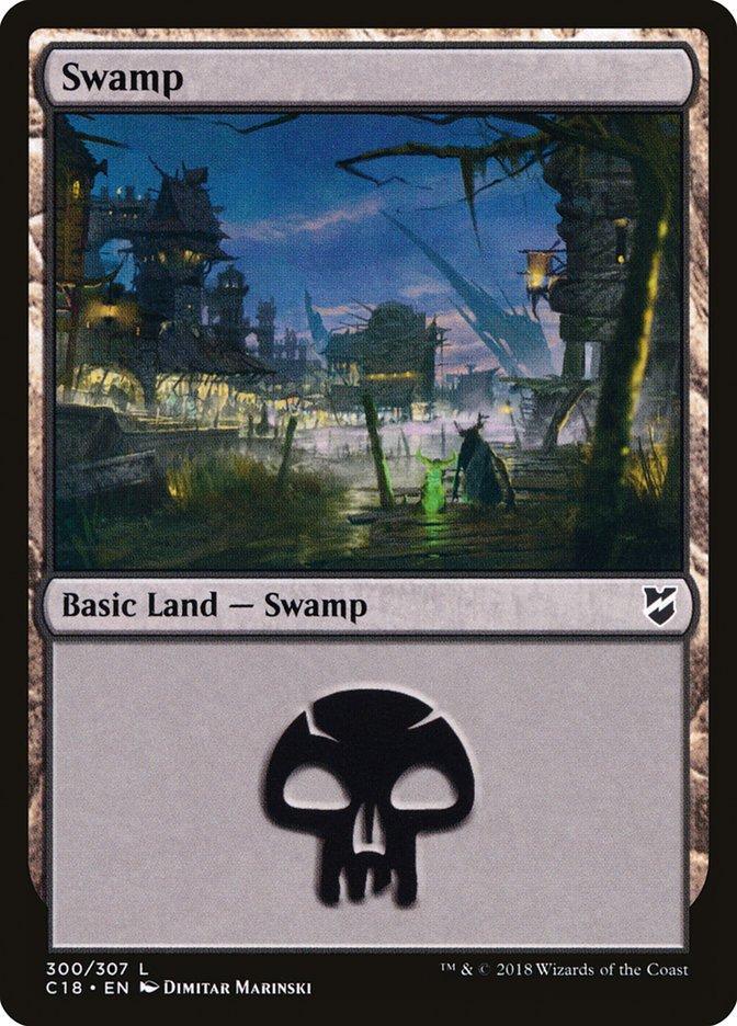 Magic: The Gathering MTG Single Swamp (300) [Commander 2018]