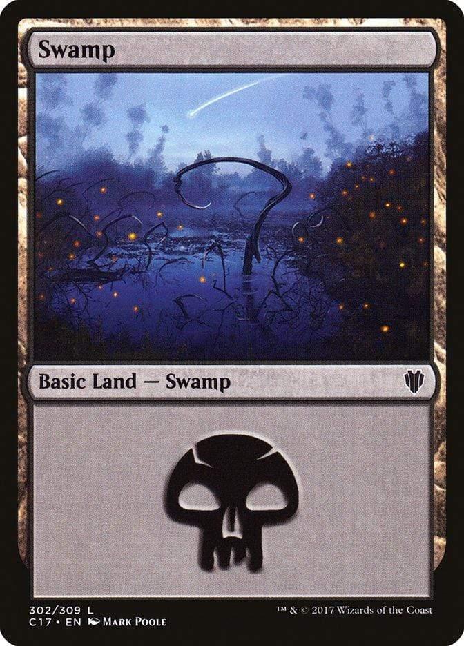 Magic: The Gathering MTG Single Swamp (302) [Commander 2017]