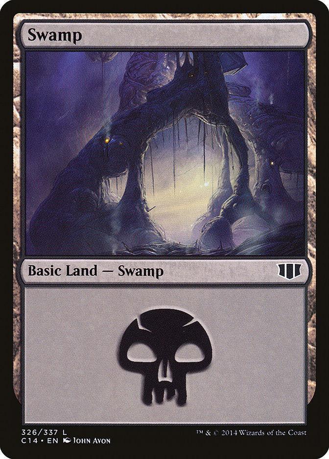 Magic: The Gathering MTG Single Swamp (326) [Commander 2014]