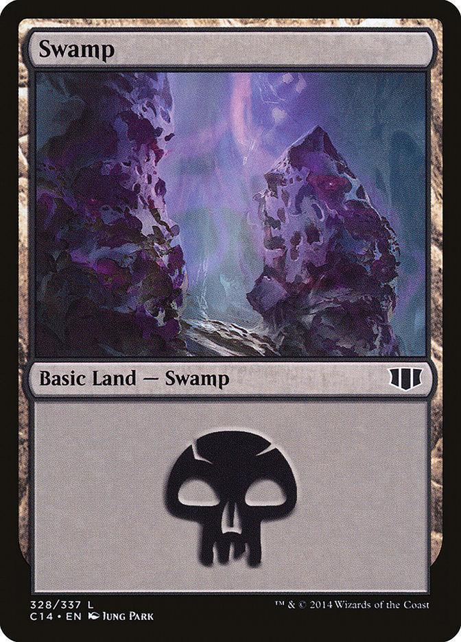 Magic: The Gathering MTG Single Swamp (328) [Commander 2014]