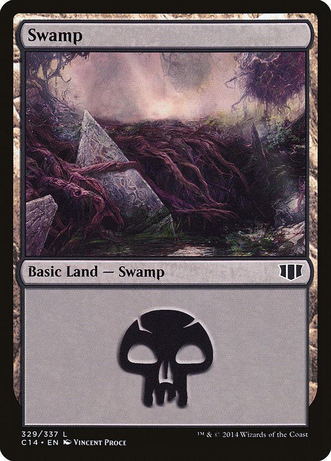 Magic: The Gathering MTG Single Swamp (329) [Commander 2014]
