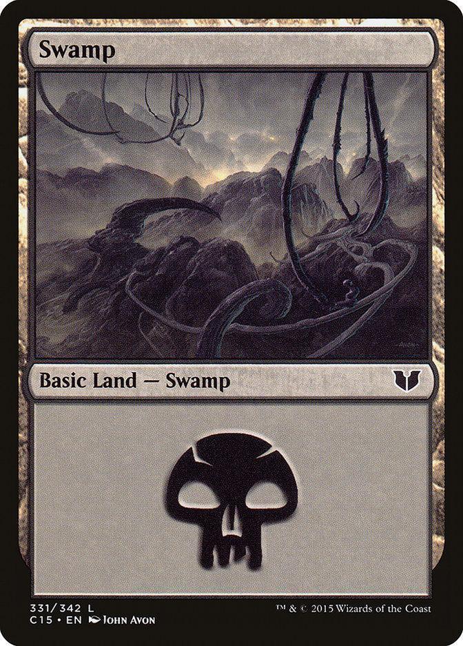 Magic: The Gathering MTG Single Swamp (331) [Commander 2015]