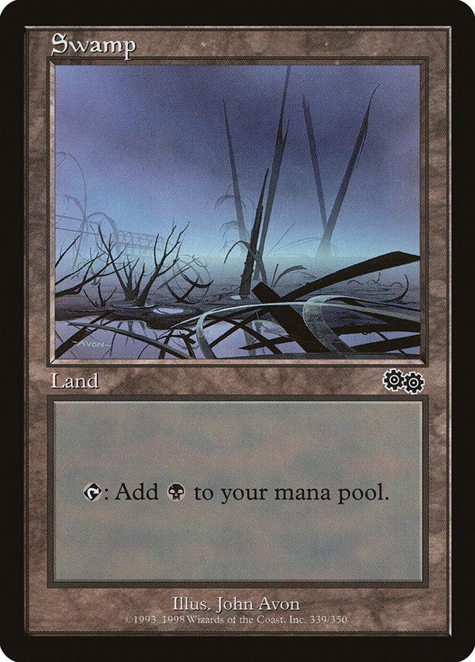 Magic: The Gathering MTG Single Swamp (339) [Urza's Saga]