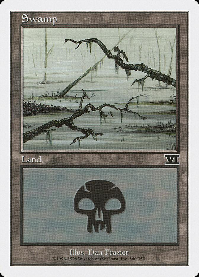 Magic: The Gathering MTG Single Swamp (340) [Classic Sixth Edition]