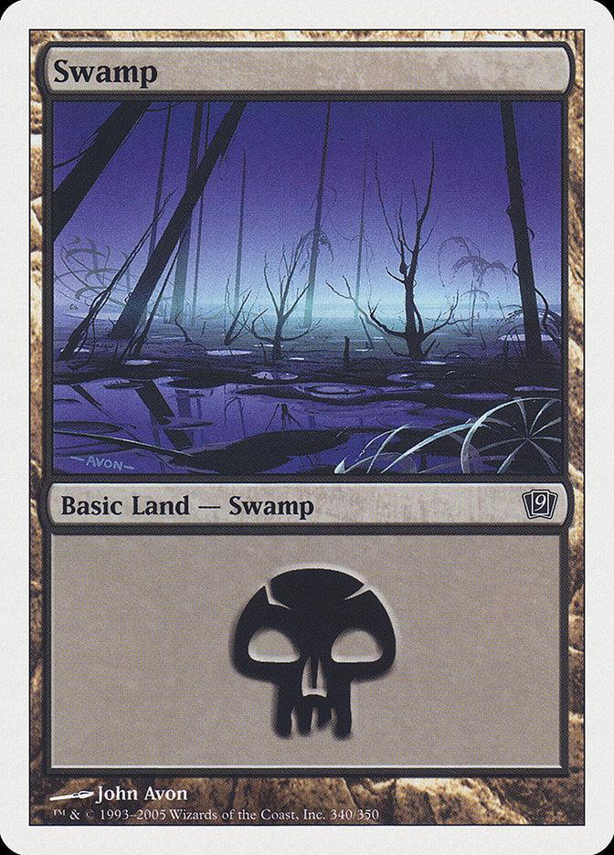 Magic: The Gathering MTG Single Swamp (340) [Ninth Edition]
