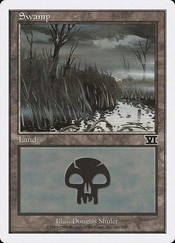 Magic: The Gathering MTG Single Swamp (341) [Classic Sixth Edition]