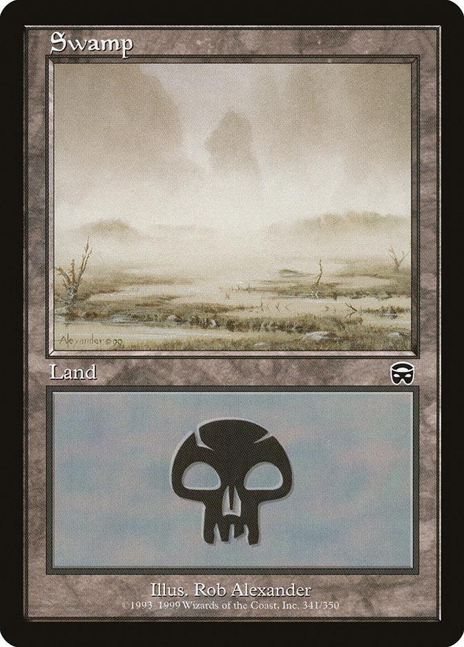 Magic: The Gathering MTG Single Swamp (341) [Mercadian Masques]