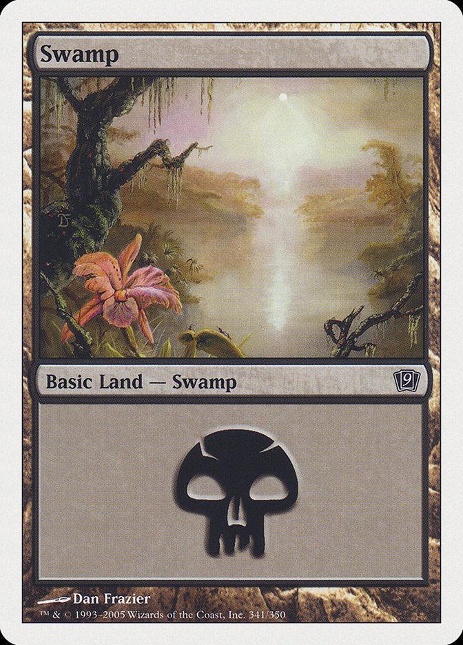 Magic: The Gathering MTG Single Swamp (341) [Ninth Edition]